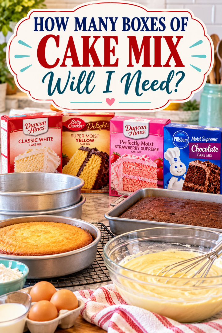 How Many Boxes of Cake Mix Will I Need?