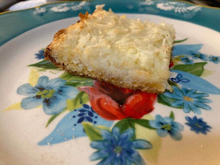 Delicious Lemon Coconut Bars (Doctored Cake Mix)