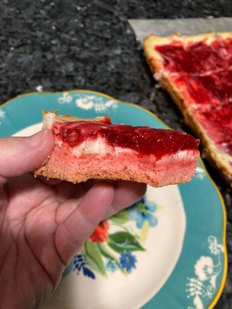 Amazing Strawberry Cheesecake Bars