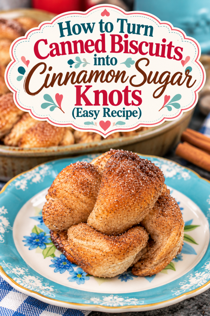 How to Turn Canned Biscuits into Cinnamon Sugar Knots