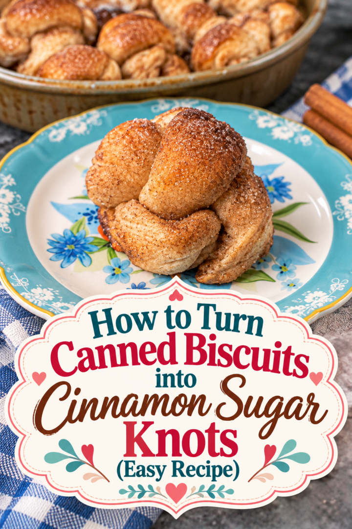 How to Turn Canned Biscuits into Cinnamon Sugar Knots