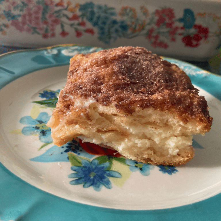 Sopapilla Cheesecake Bars (Easy Crescent Roll Dessert)