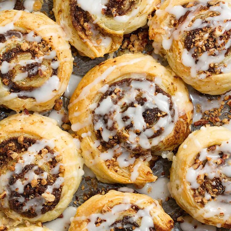 Image for Easy Puff Pastry Cinnamon Rolls