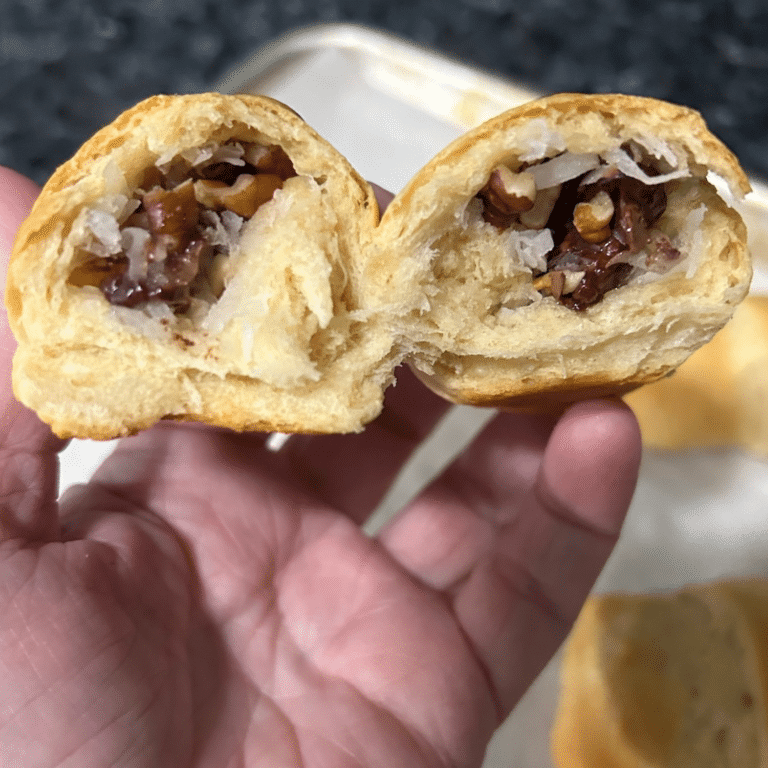 Simple Almond Joy Crescent Rolls