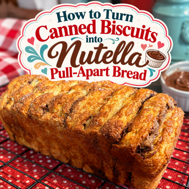 How to Turn Canned Biscuits into Nutella Pull-Apart Bread