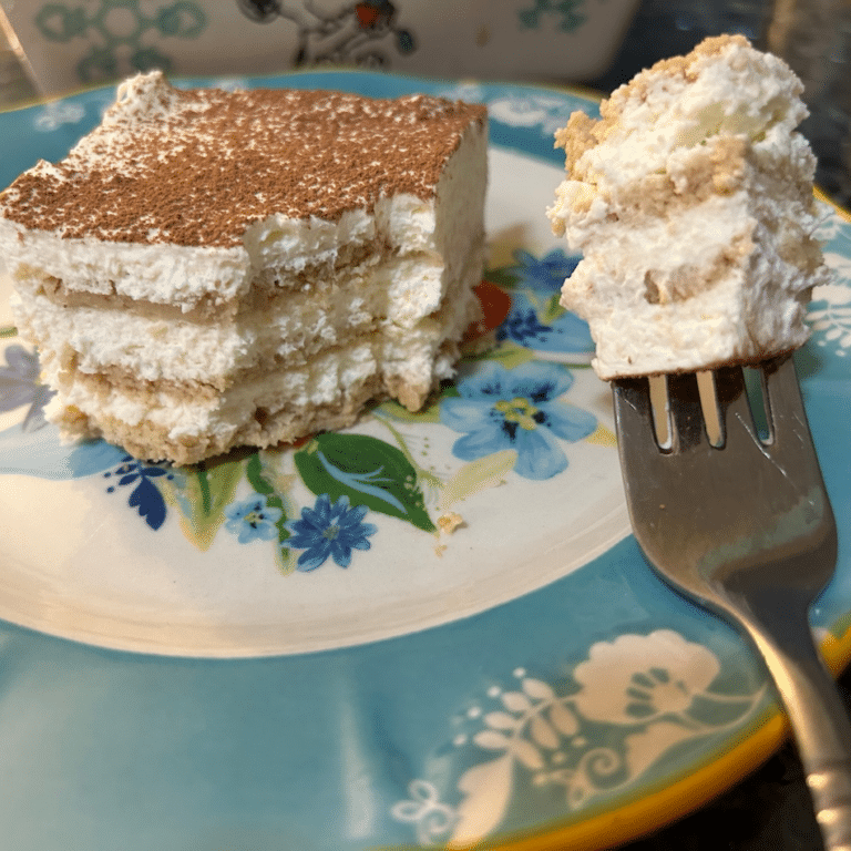 Simple Tiramisu with Whipping Cream