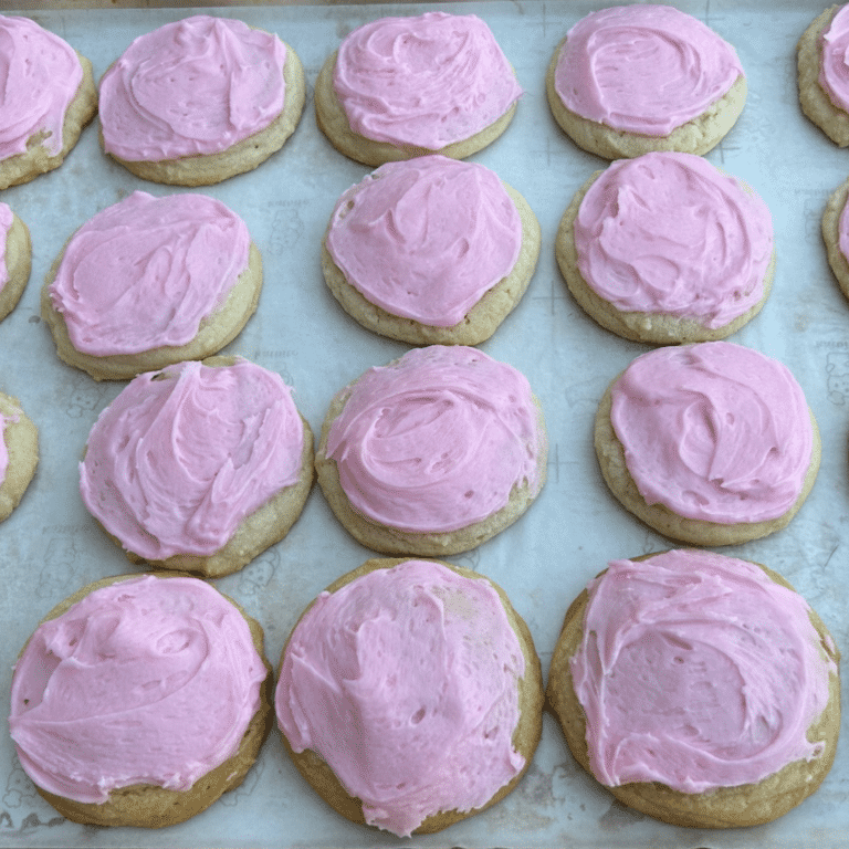 Crumbl Copycat Pink Sugar Cookies
