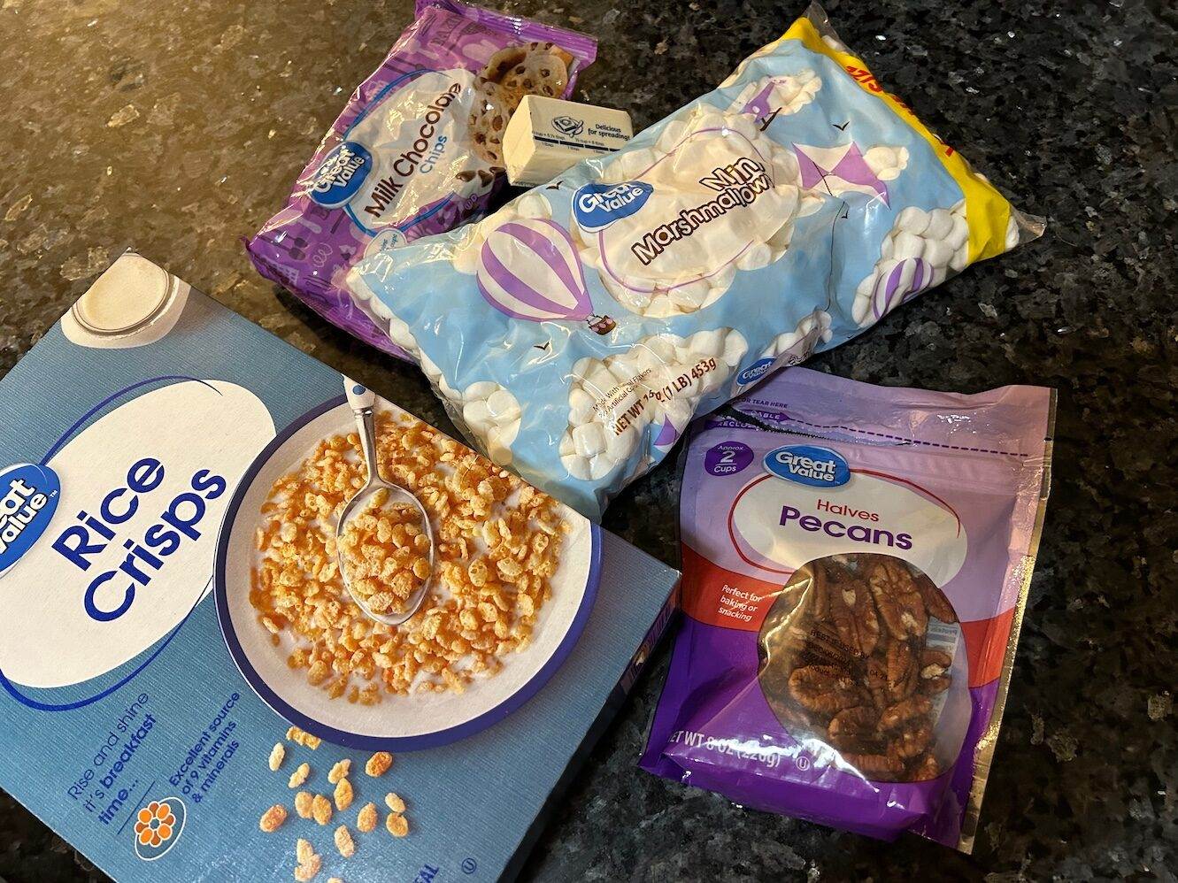 Gourmet Rocky Road Rice Krispy Treats - Out of the Box Baking