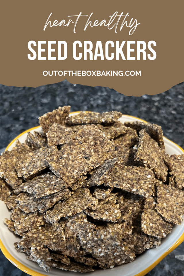 Heart Healthy Seed Crackers Out of the Box Baking