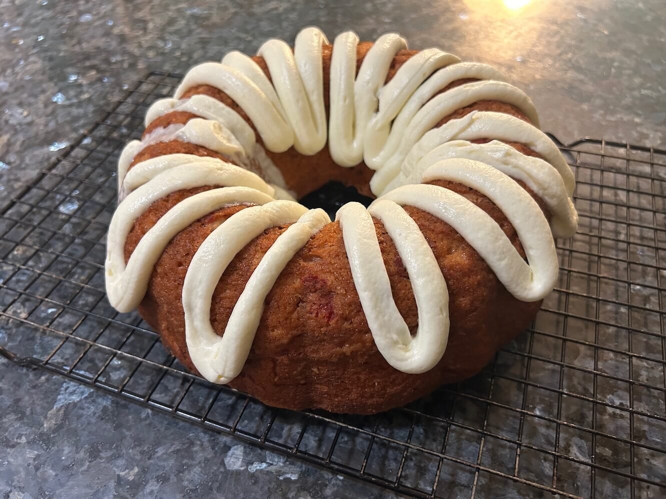bundt cake with frosting