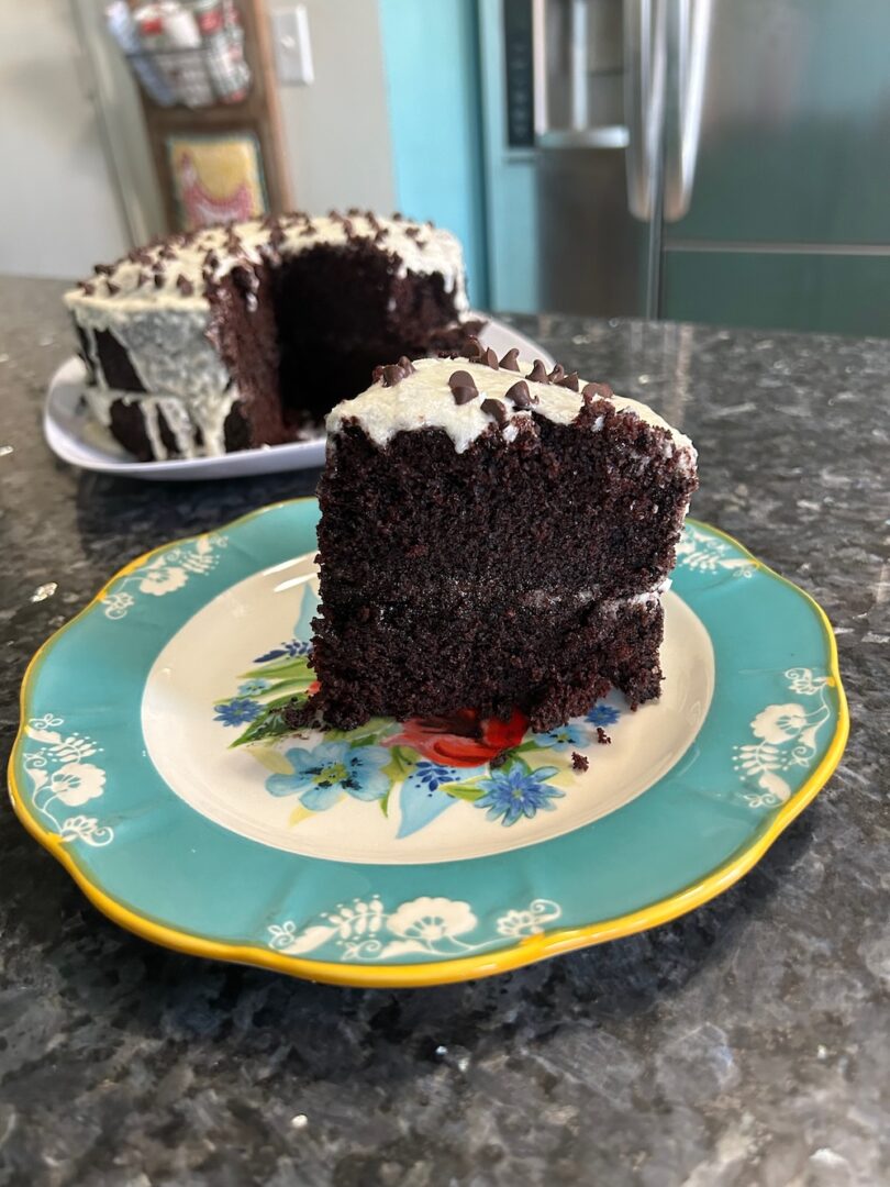 Screwball Cake with Glaze Frosting Out of the Box Baking