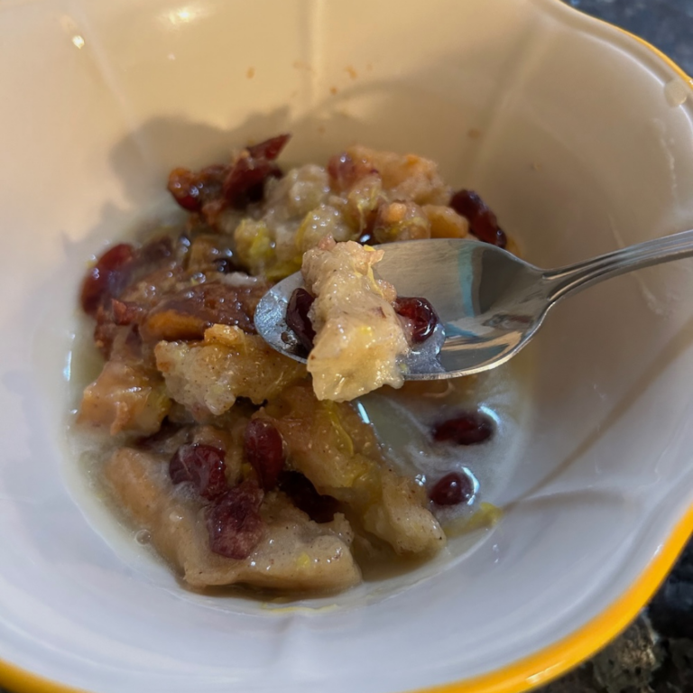 Easy Crockpot Bread Pudding Recipe