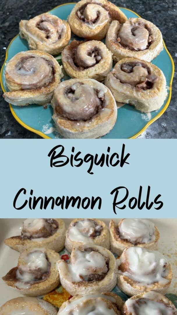 Bisquick Cinnamon Rolls Pin for Pinterest