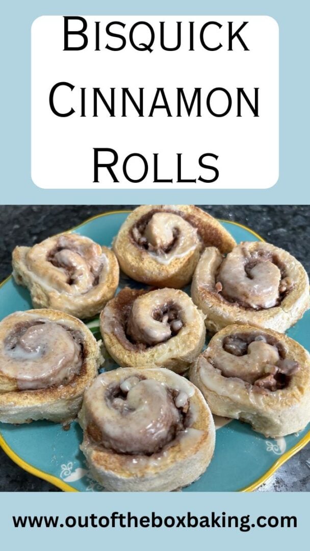 Bisquick Cinnamon Rolls Pin for Pinterest
