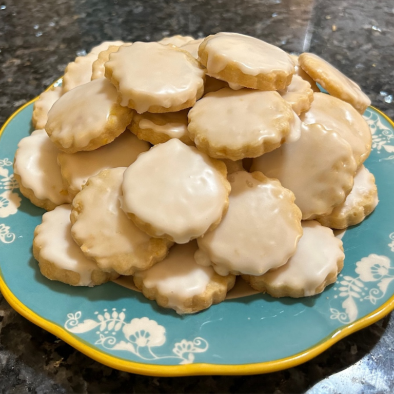 Lemon Shortbread Cookies