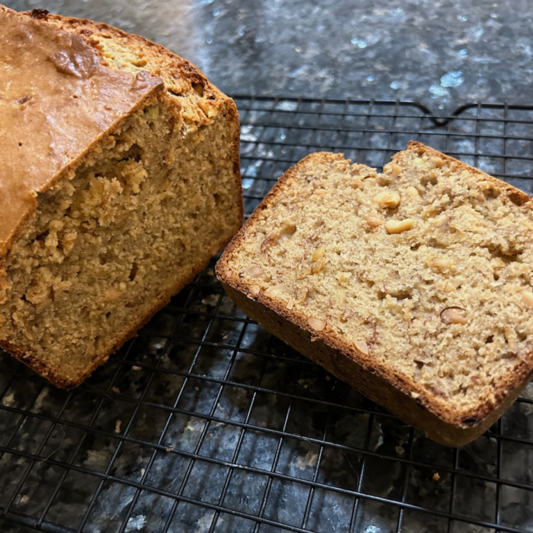 Chunky Peanut Butter Banana Bread