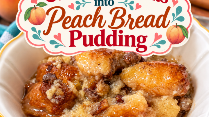 Image for How to Turn Canned Biscuits into Peach Bread Pudding