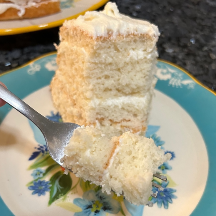 Image for White Almond Sour Cream Cake