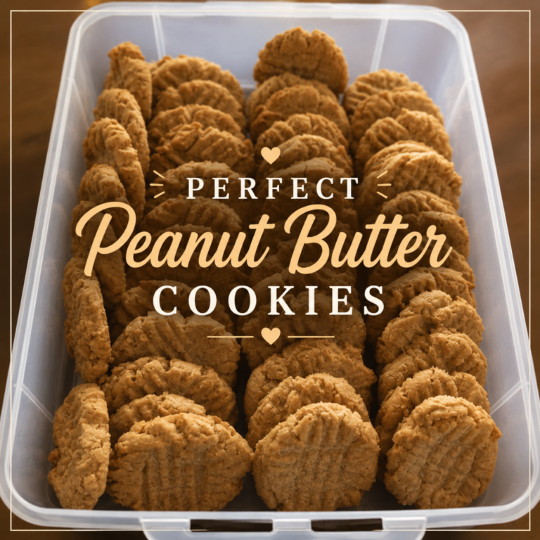 Perfect Peanut Butter Cookies