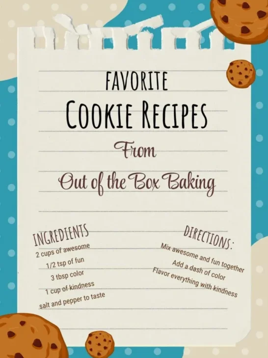Favorite Cookie Recipes cookbook from Out of the Box Baking!