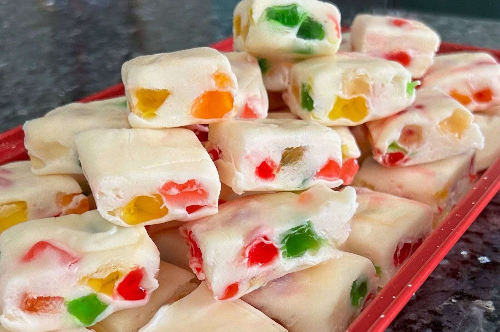 Old-Fashioned Jelly Nougat Candy: simple homemade candy from Out of the Box Baking