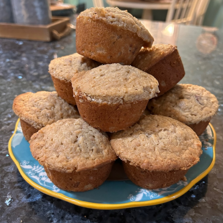 Coconut Pecan Muffins from Scratch