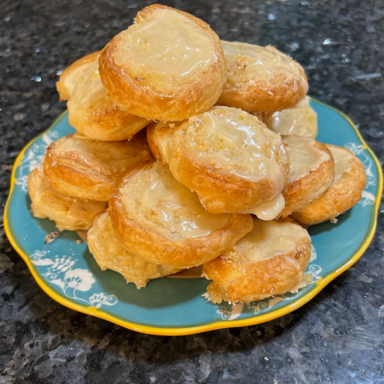 Orange Pinwheels (with puff pastry)