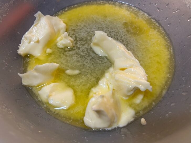 melted butter