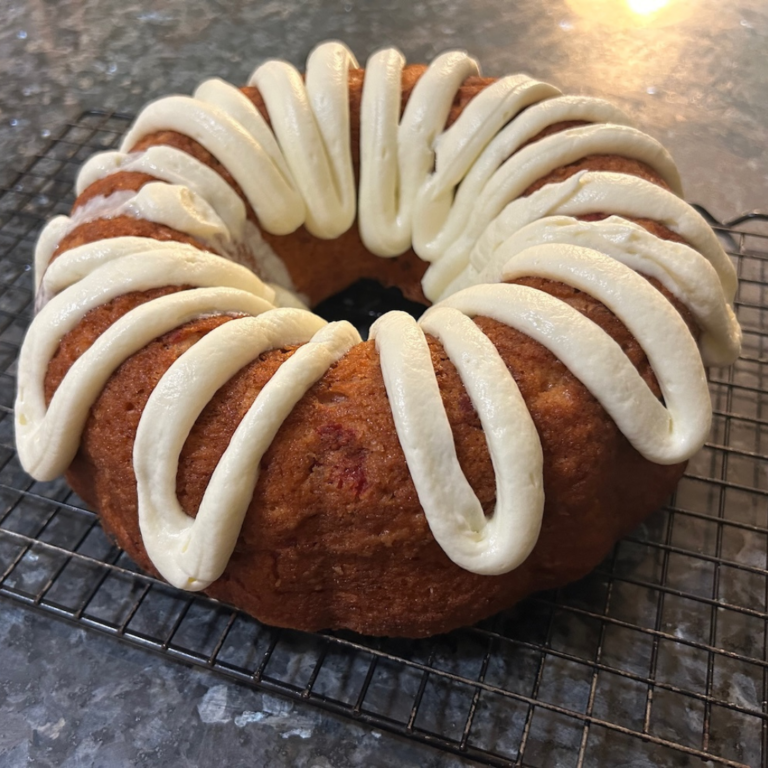 Orange Cherry Bundt Cake