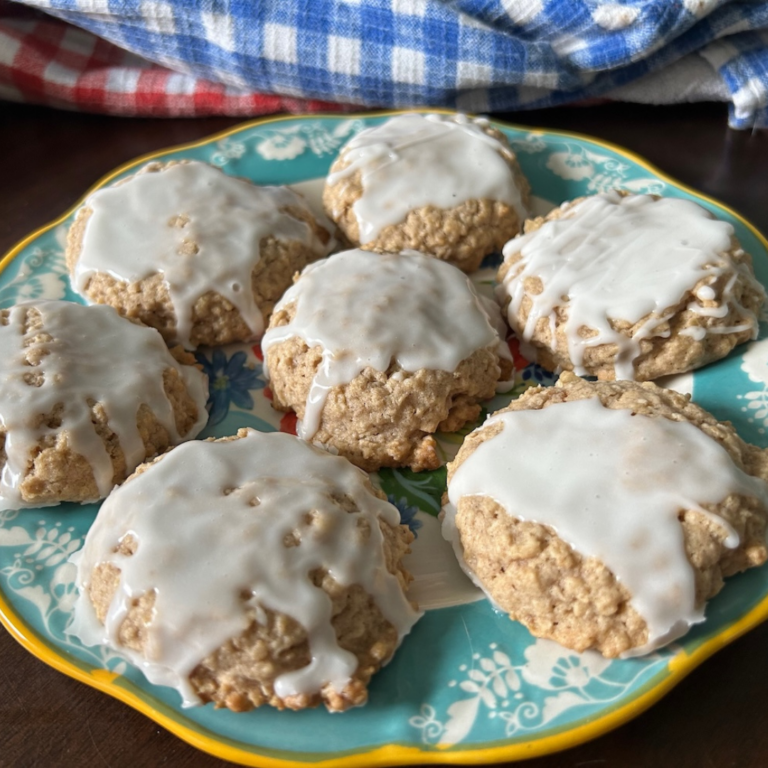 Easy Iced Oatmeal Cookies