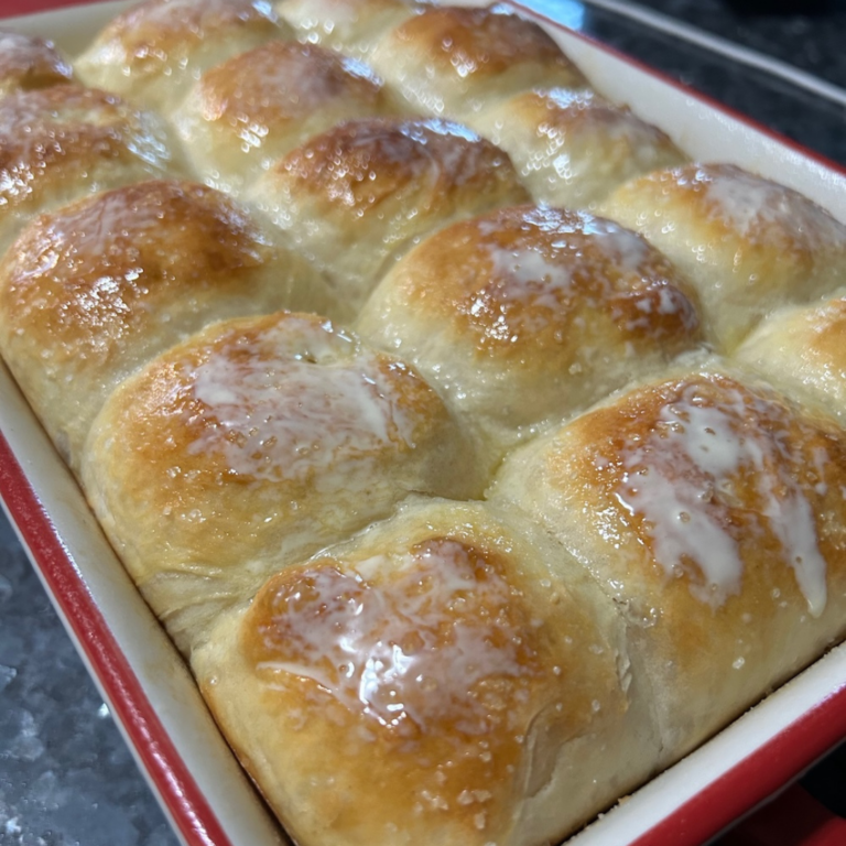 Quick Sourdough Dinner Rolls (Yeasted Sourdough)