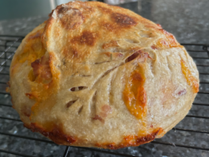 delicious sourdough bread with inclusions