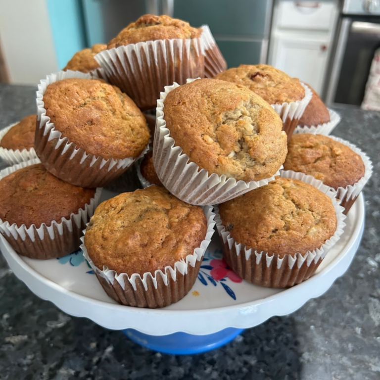 Loaded Sourdough Discard Muffins