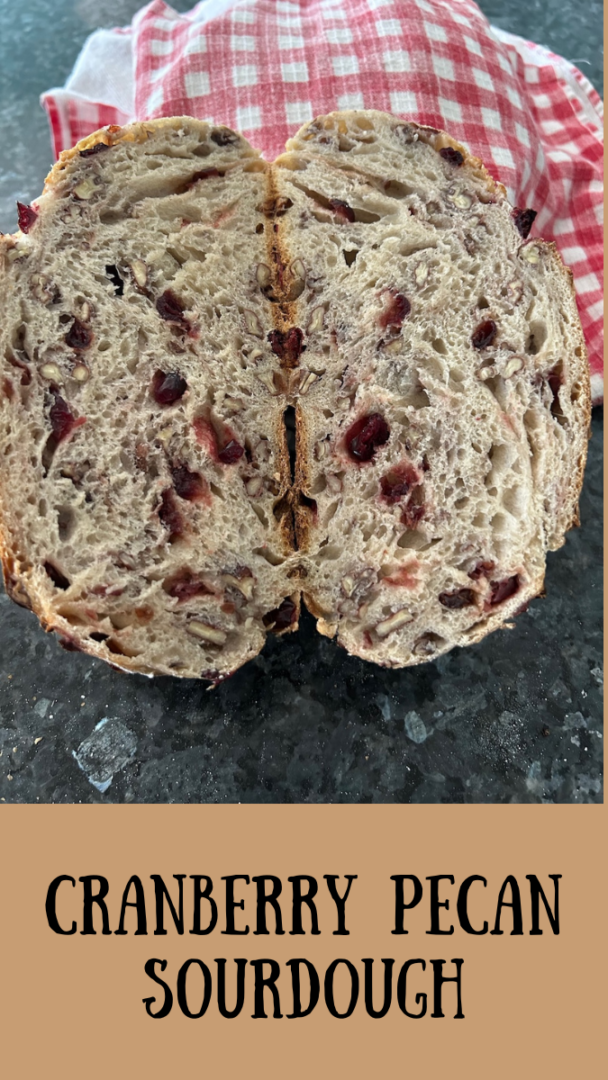 Easy Cranberry Pecan Sourdough