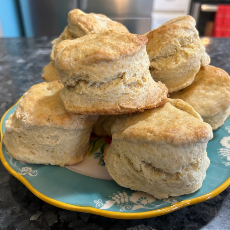Simple Sourdough Biscuits
