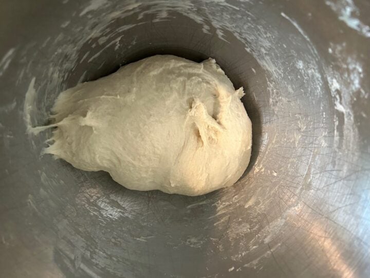 bread dough in bowl