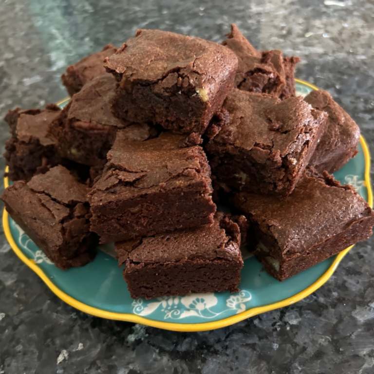 Simple Sourdough Brownies
