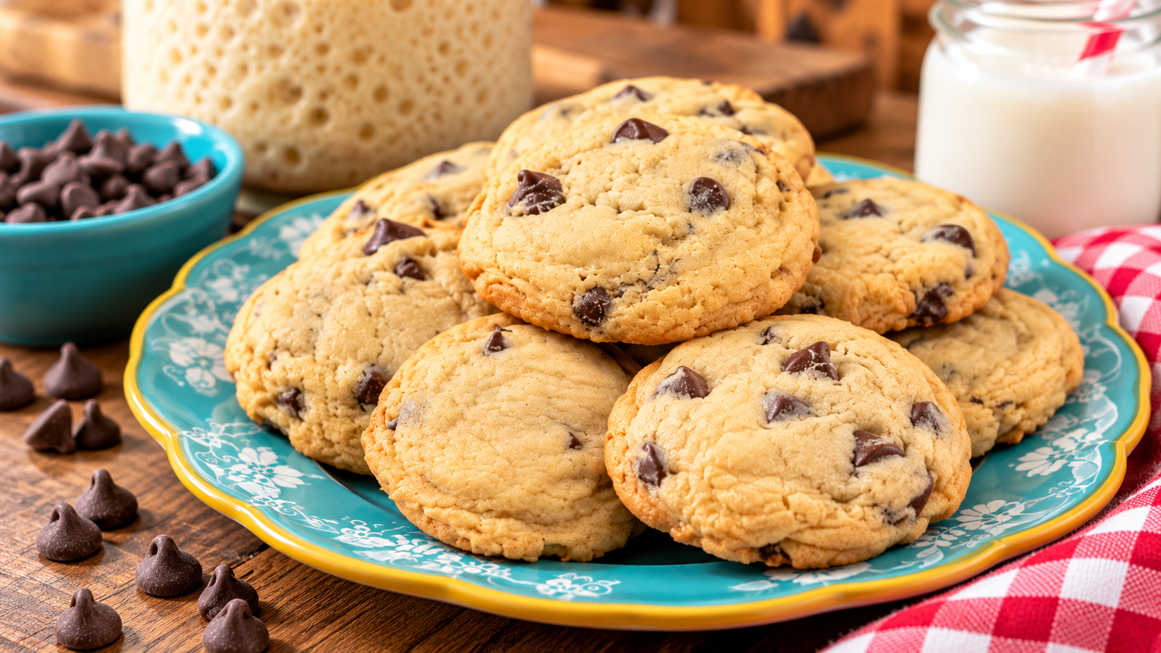 Easy Sourdough Discard Chocolate Chip Cookies