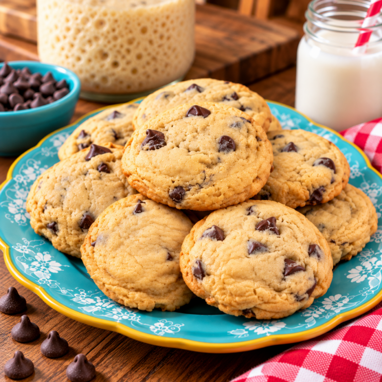 Easy Sourdough Discard Chocolate Chip Cookies (No Chill!)