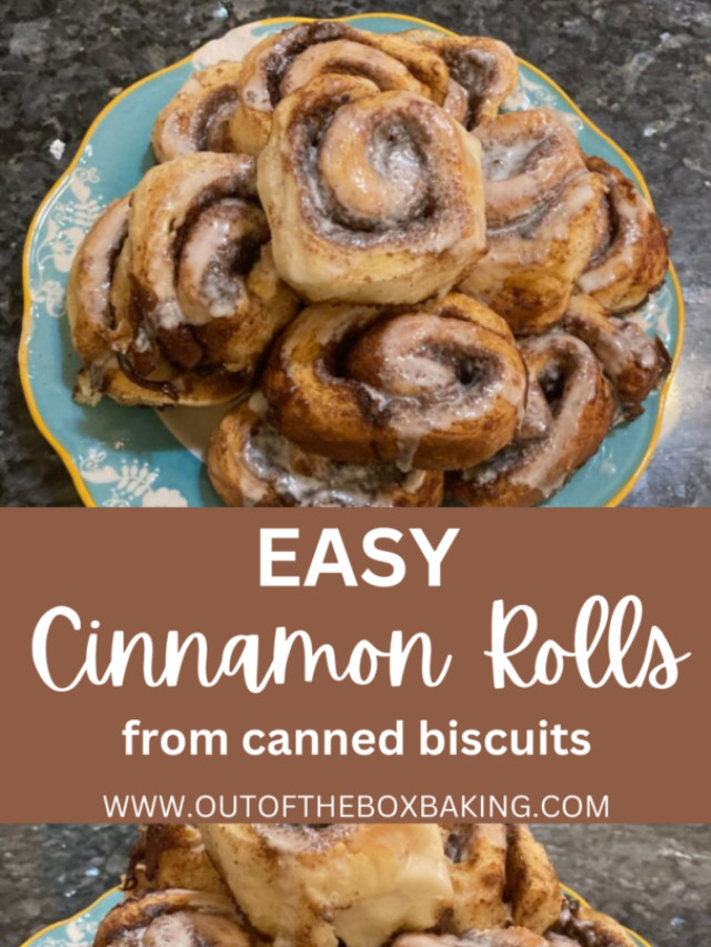 Easy Cinnamon Rolls from Canned Biscuits