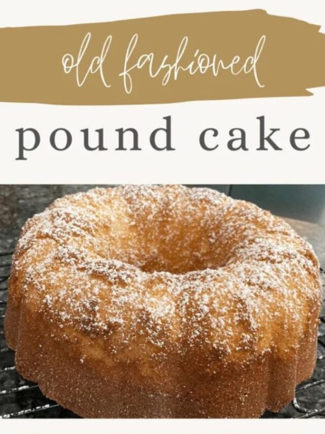 Old-Fashioned Pound Cake with Whipping Cream