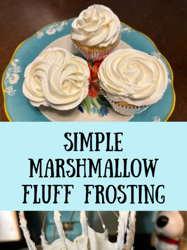 Simple Marshmallow Fluff Frosting