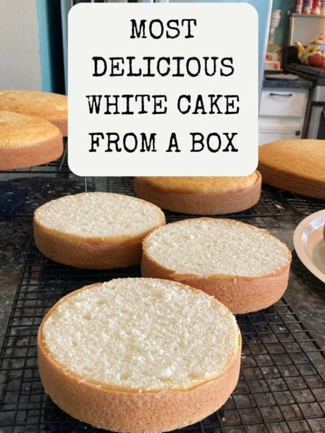 How to Make the Most Delicious White Cake from a Box