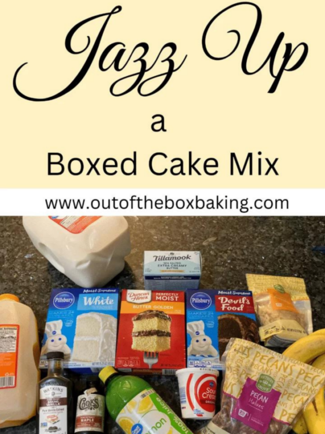 Jazz up a Boxed Cake Mix!