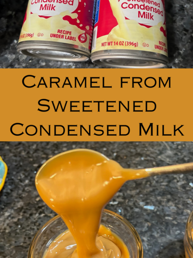 Caramel from Sweetened Condensed Milk
