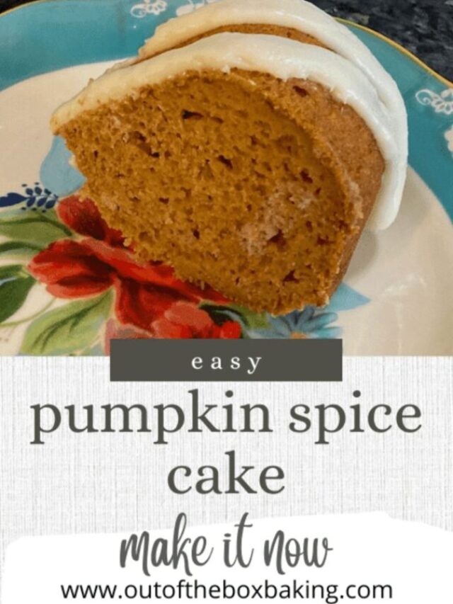 Easy Pumpkin Spice Cake (Made with Cake Mix)