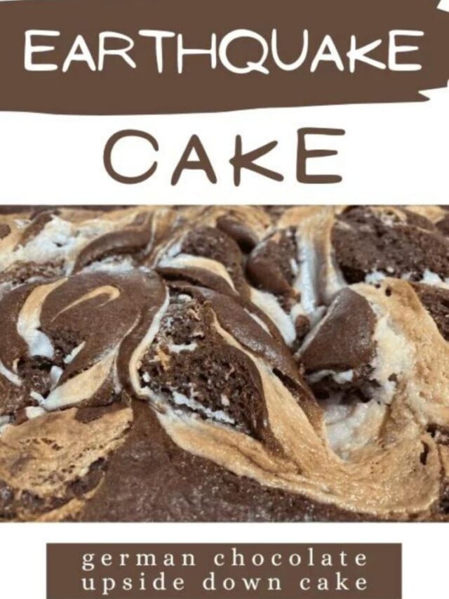 Earthquake Cake (German Chocolate Upside Down Cake)