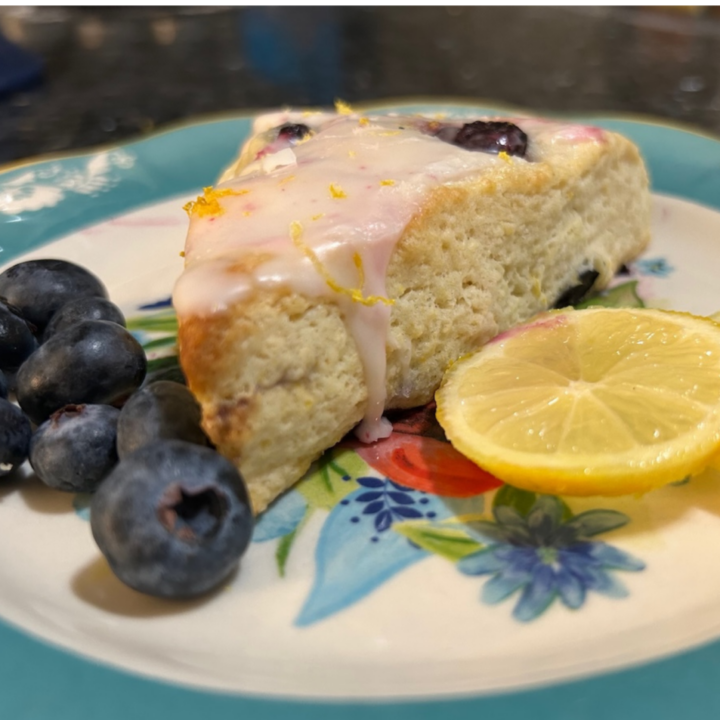 Classic Lemon Blueberry Scones