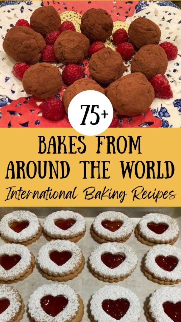 75 bakes from around the world pin for pinterest