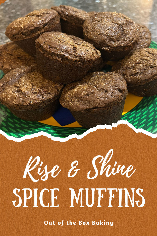 Rise and shine spice (molasses) muffins from Out of the Box Baking